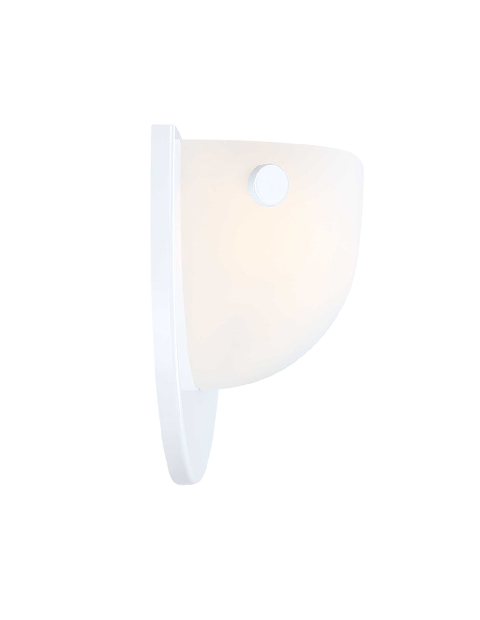 Estevez Aplique De Muro E26 Blanco Diameter Simple, Modelo 19851-0