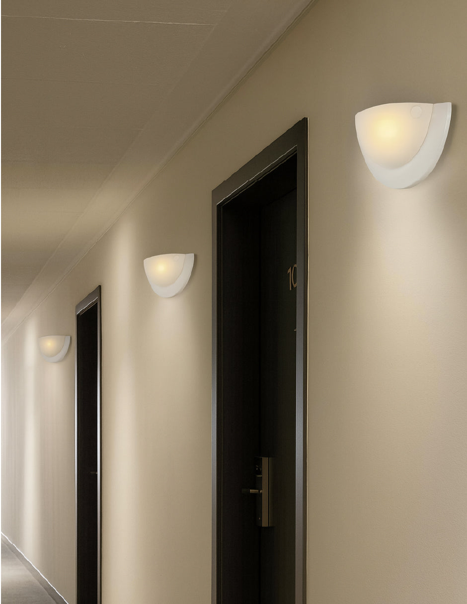 Estevez Aplique De Muro E26 Blanco Diameter Simple, Modelo 19851-0