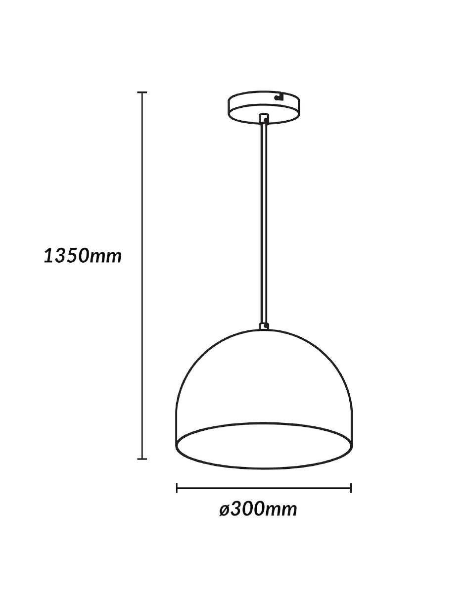 Estevez Luminaria Decorativa Para Suspender E26, Modelo EDE-0248