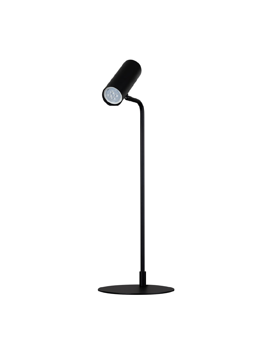 Estevez Luminaria De Mesa Negra GU10, Modelo EDE-0134-NEG