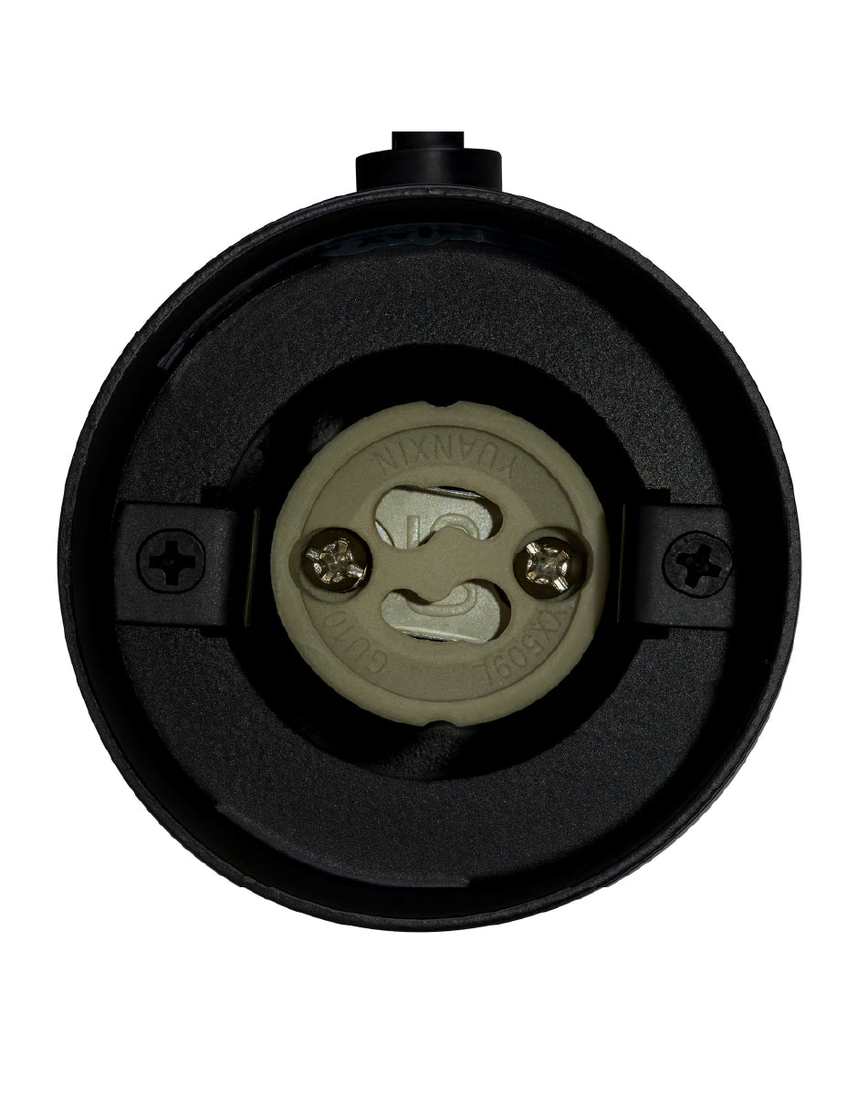Estevez Luminaria De Mesa Negra GU10, Modelo EDE-0134-NEG
