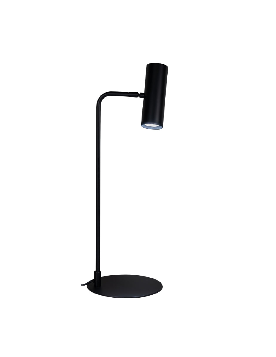 Estevez Luminaria De Mesa Negra GU10, Modelo EDE-0134-NEG