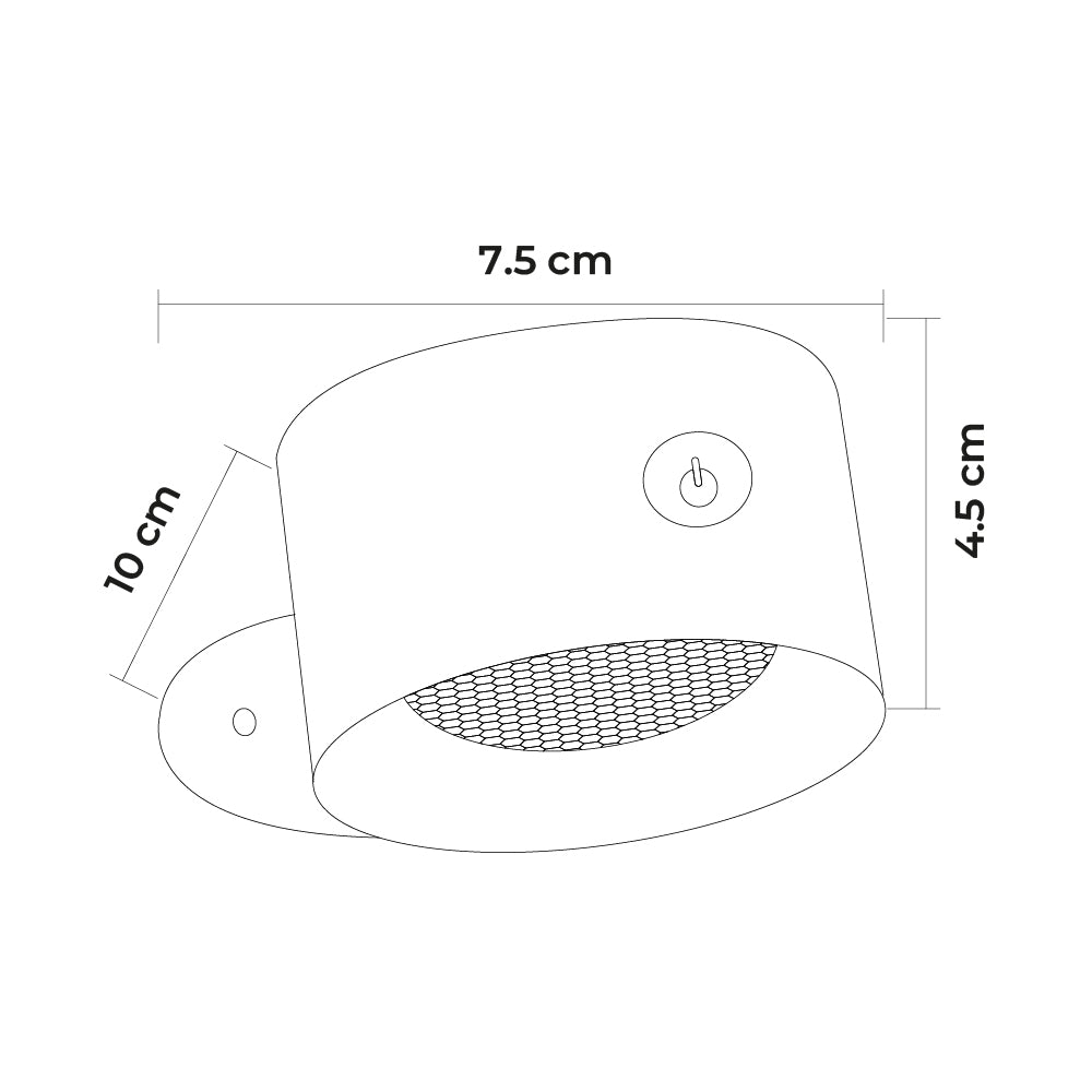Ipsa Luminario LED Recargable, Modelo LUMI-DEC/N/3W