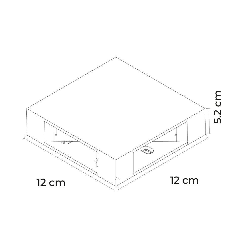 Ipsa Luminaria Decorativa para Muro, Modelo ARDECO4LMV-LED/4W
