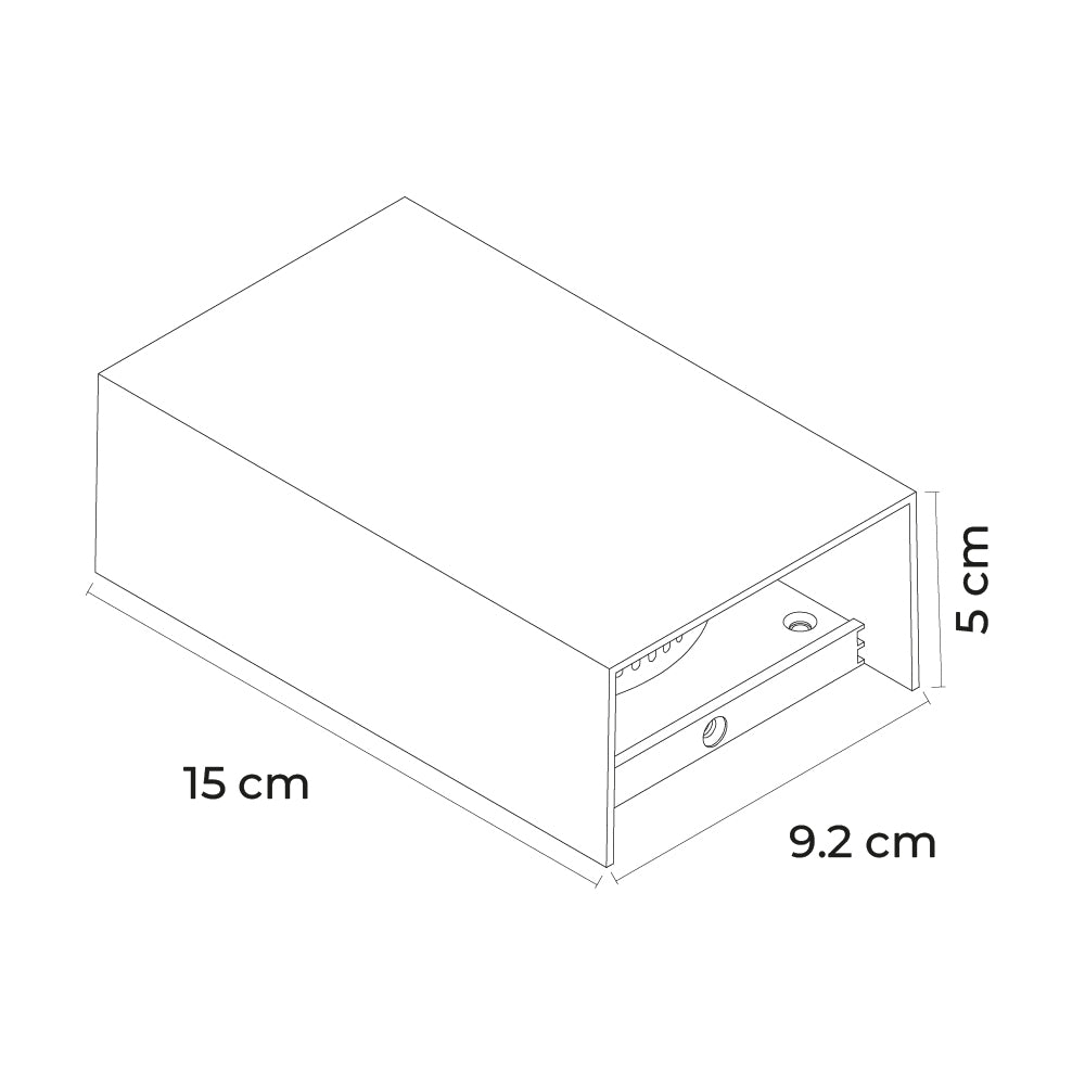 Ipsa Luminaria Decorativa para Muro, Modelo ARDECO2LMV-LED/10W