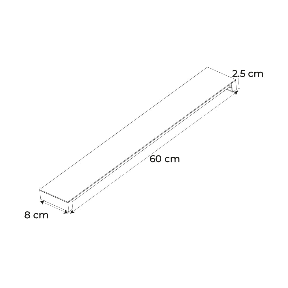 Ipsa Luminaria Decorativa para Muro LED, Modelo ARLJ-LED/20W/N