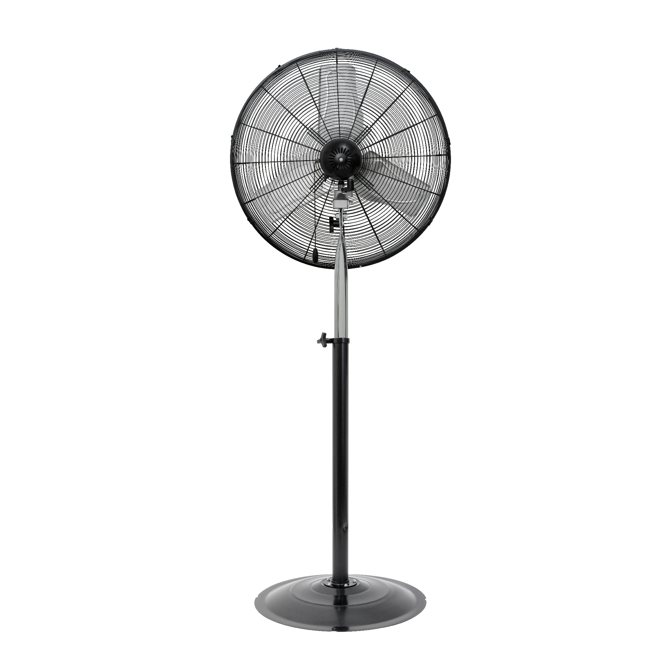 Narvik Ventilador Industrial de Pedestal de 24" 180 W con 2 Aspas Métalicas, Modelo NA-S24