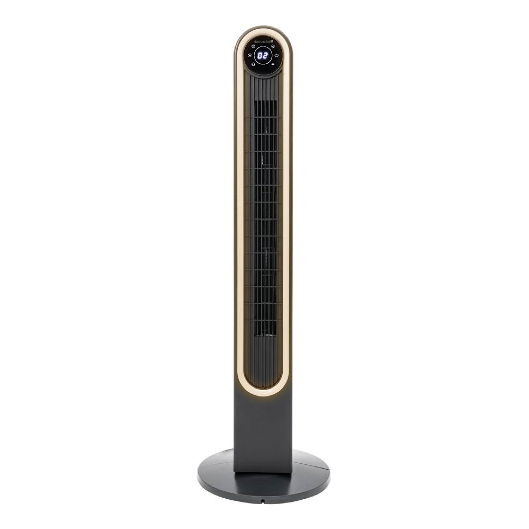 Narvik Ventilador de Torre 42" Silencioso de 60W con Luz, Control Remoto y Panel Touch, Modelo NA5042