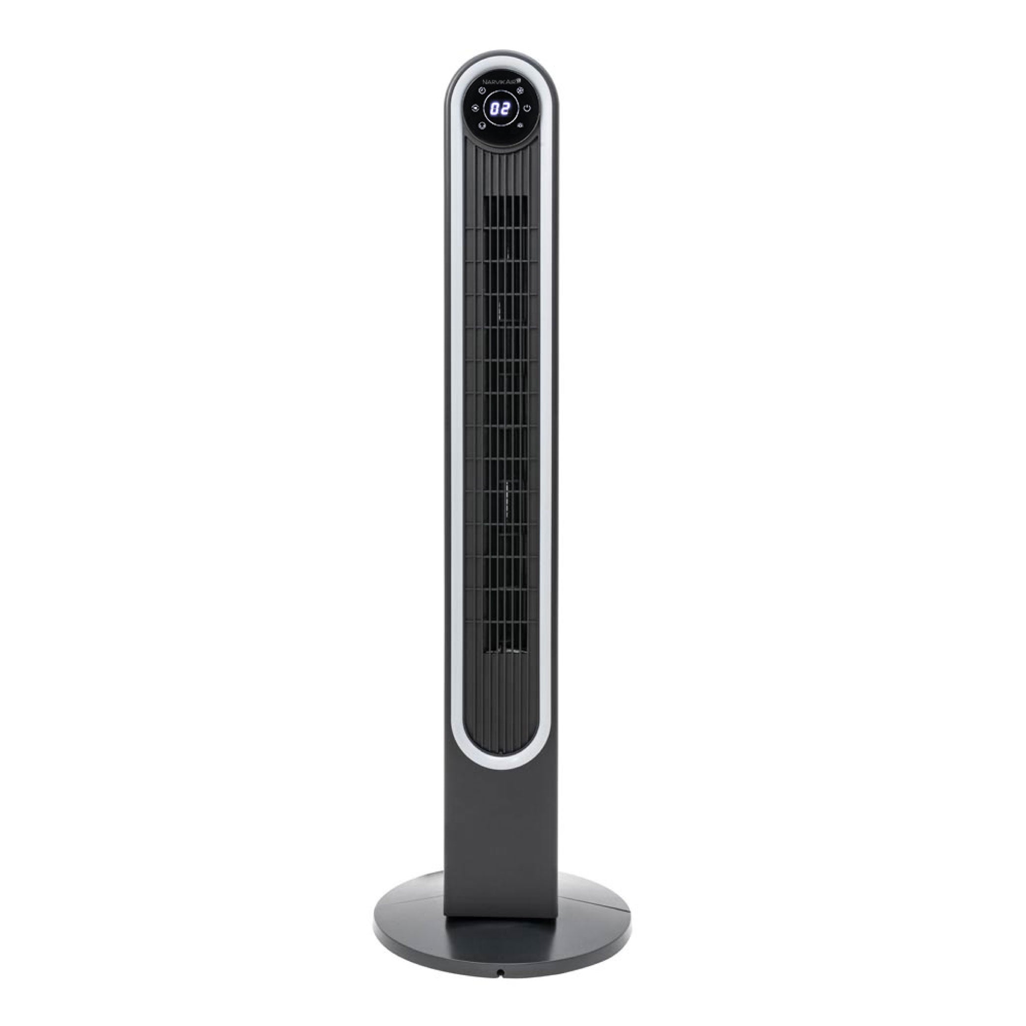 Narvik Ventilador de Torre 42" Silencioso de 60W con Luz, Control Remoto y Panel Touch, Modelo NA5042