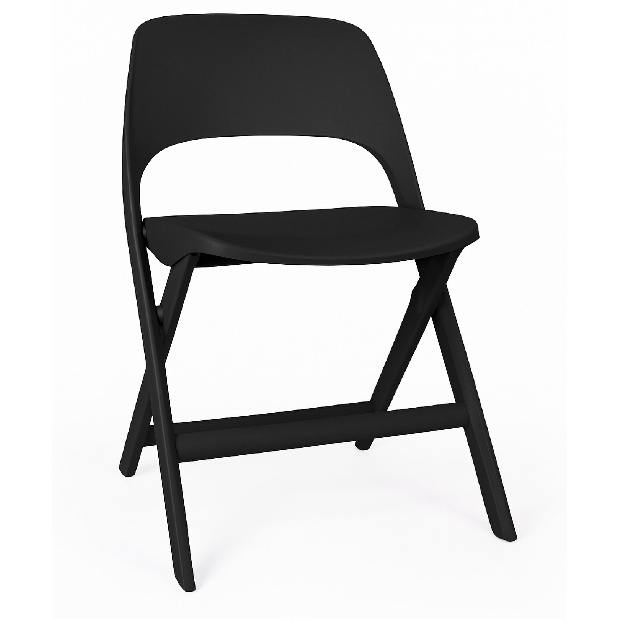 Offiho Silla Plegable y Resistente para Interior y Exterior de Polipropileno, Modelo Folding OHV-137