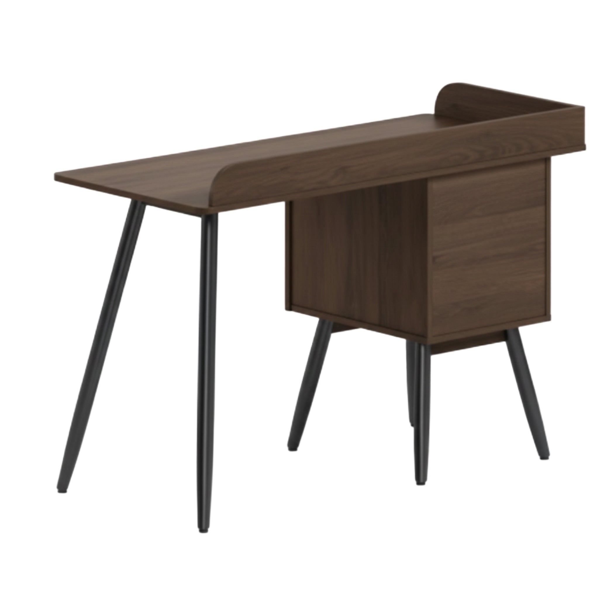 Offiho Escritorio de Oficina para Home Office con Estructura Metálica y Cajones, Modelo 2240186