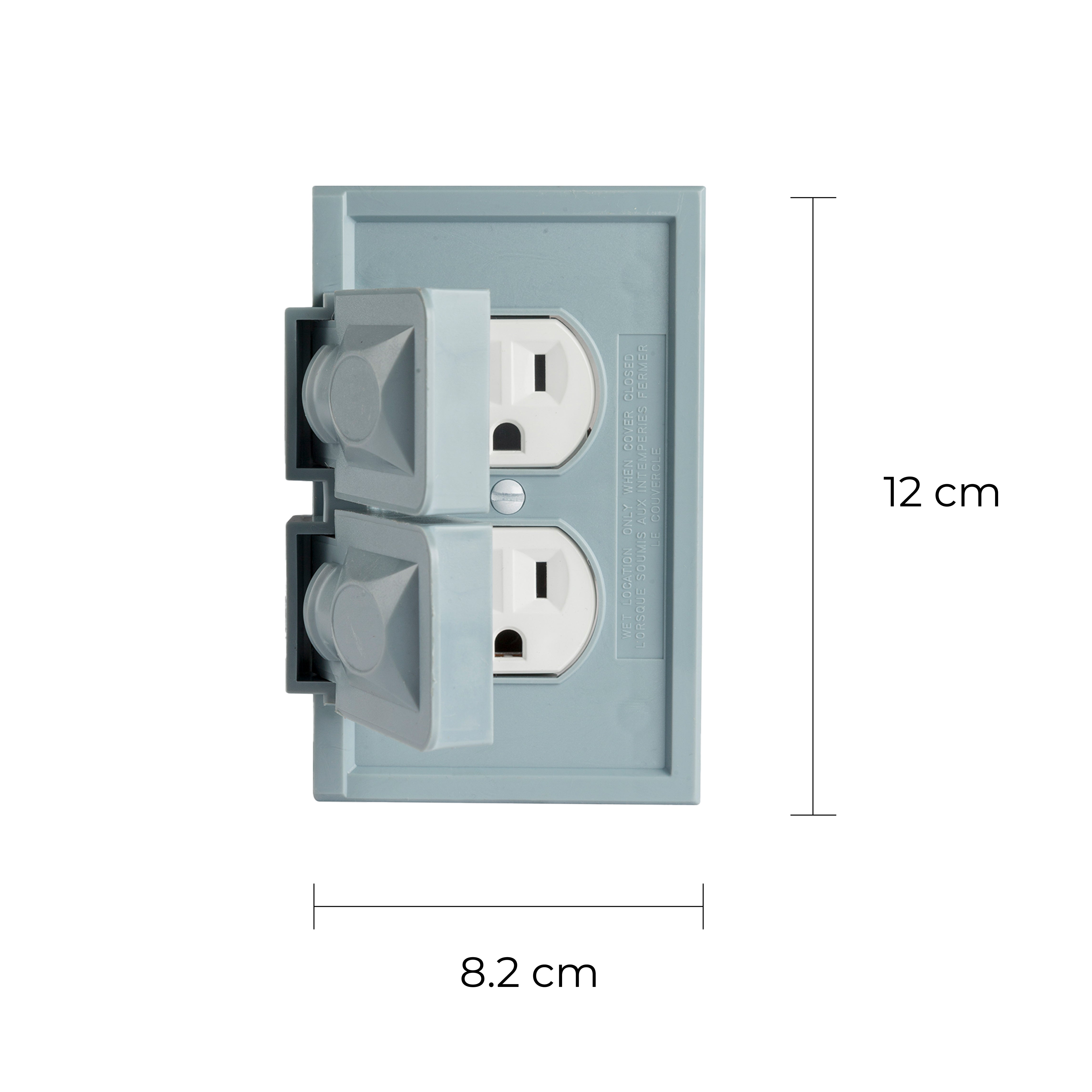 Contacto Dúplex Exterior Estevez DUP-IP-1522 | Resistente a la Intemperie | IPXX (Reemplazar con el grado de protección correcto)-Luzdeco