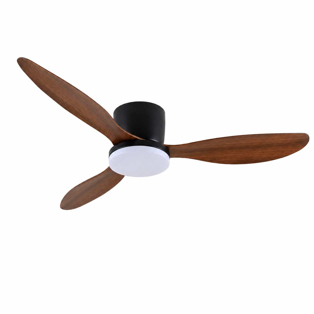 Ipsa Ventilador de Techo de 52" de 3 Aspas con Luz CCT y control Remoto, Modelo Milan