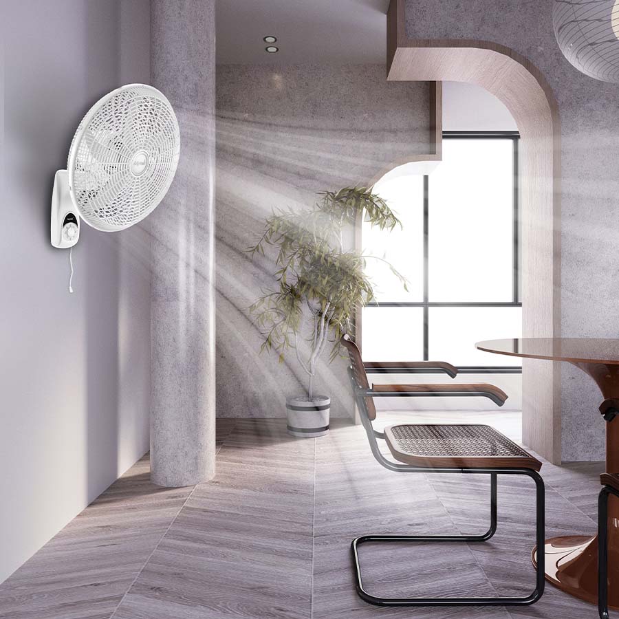 Mytek Ventilador de Pared 18" 120W 3440 CFM Oscilante, Modelo 3207