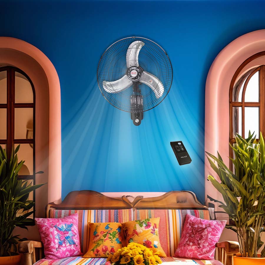 Ventilador de Pared 20" Mytek 130W 4092 CFM Control Remoto, Modelo 3420-S