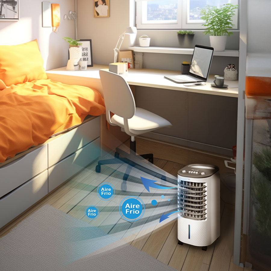 Mytek Enfriador de Aire Portátil De 4L Con 3 Velocidades 55W, Modelo 3811