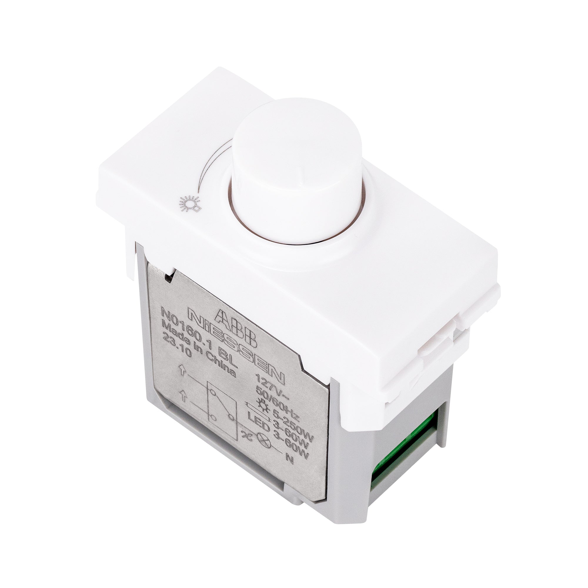 Estevez Dimmer Rotativo 127V Triac 1 Módulo Origen Niessen, Modelo N0160.1
