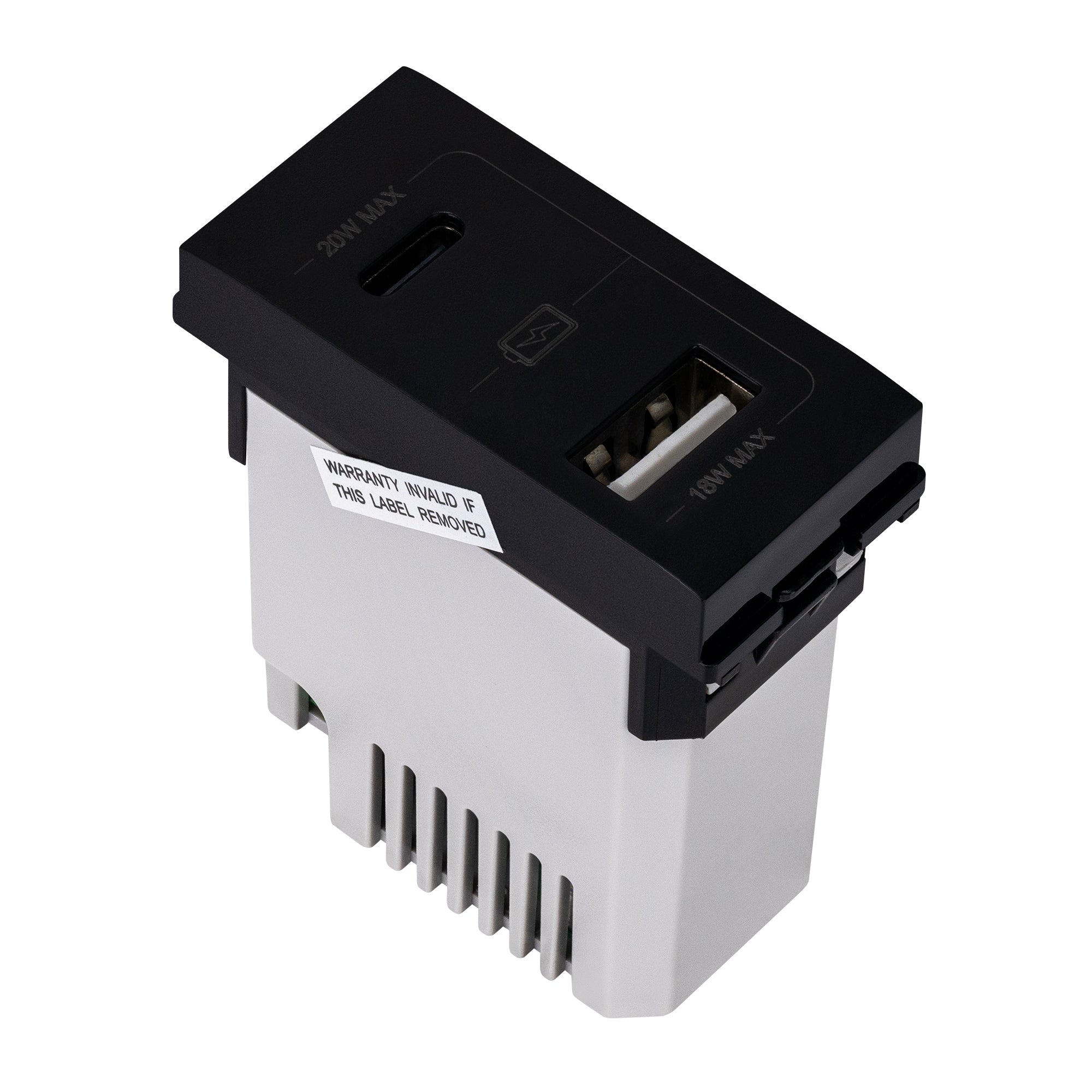Estevez Cargador USB A+C PD/QC 20W 1 Módulo Origen Niessen, Modelo N0185.3