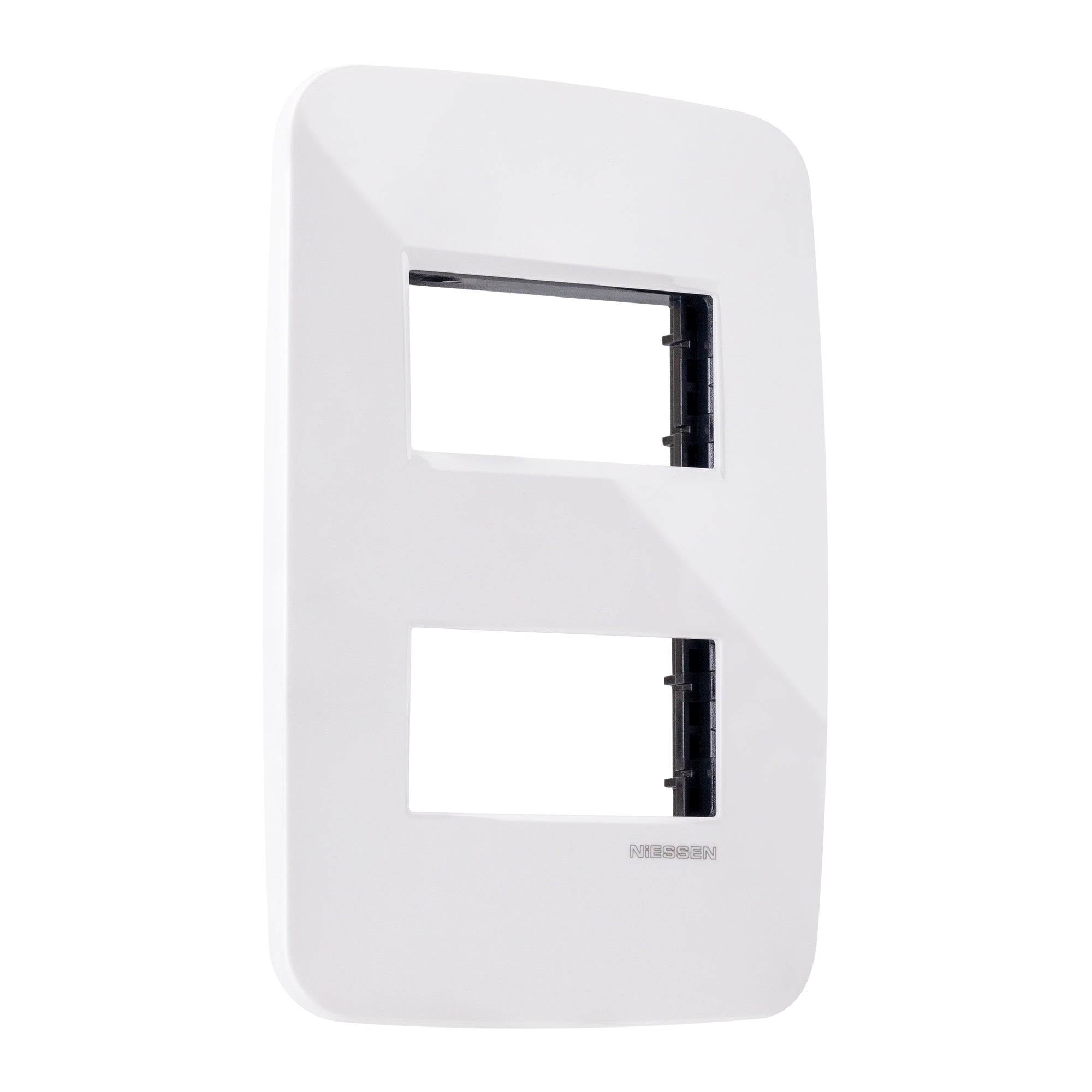Estevez Placa 2 Ventanas 120 x 80 mm Origen Niessen, Modelo N0372