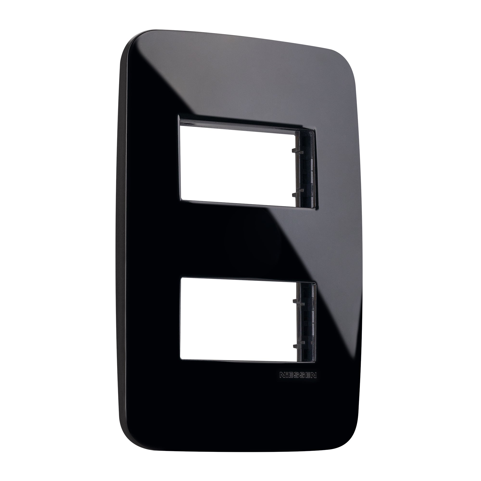 Estevez Placa 2 Ventanas 120 x 80 mm Origen Niessen, Modelo N0372