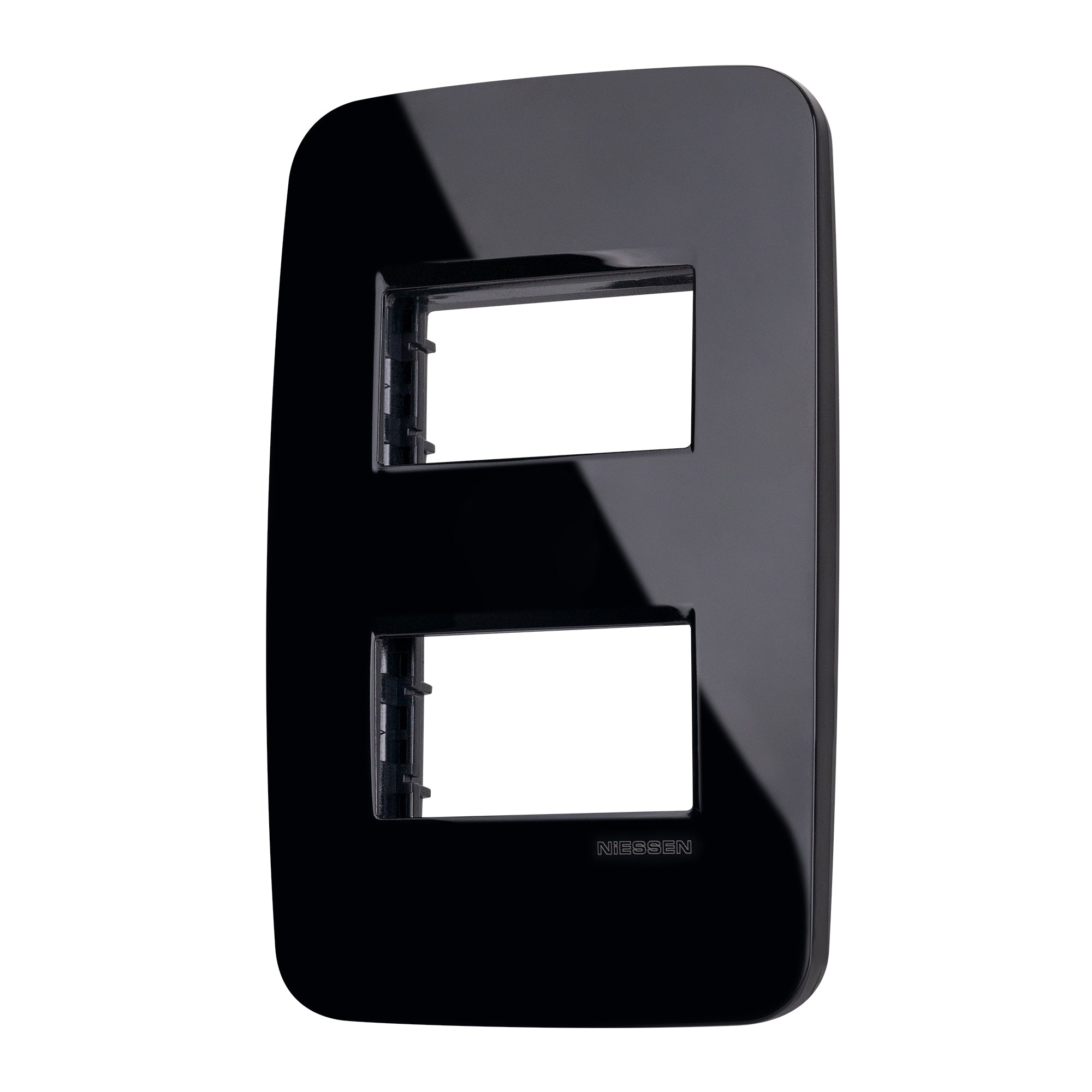 Estevez Placa 2 Ventanas 120 x 80 mm Origen Niessen, Modelo N0372