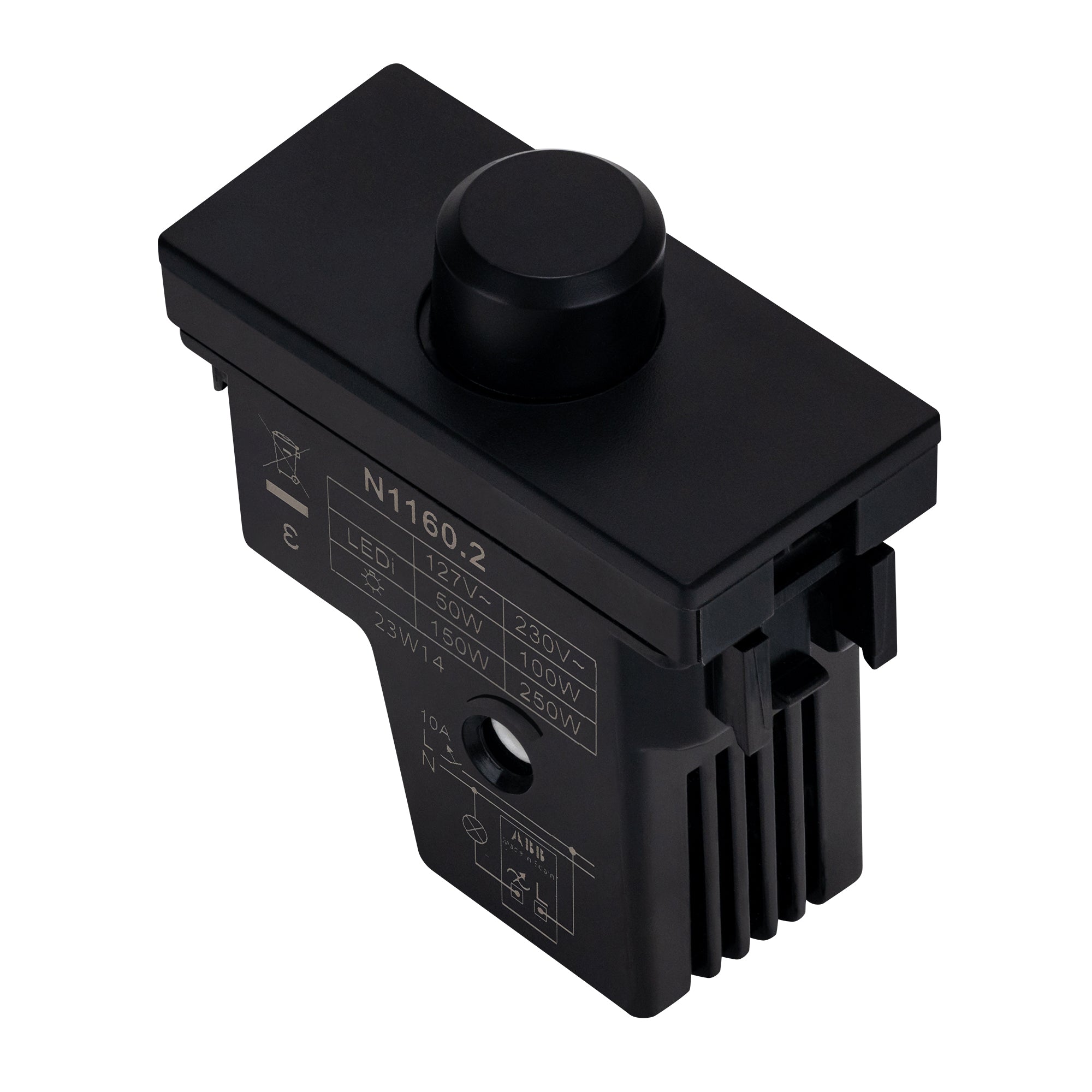 Estevez Dimmer Giratorio LED Básico 1 Módulo Niessen Unno, Modelo N1160.2