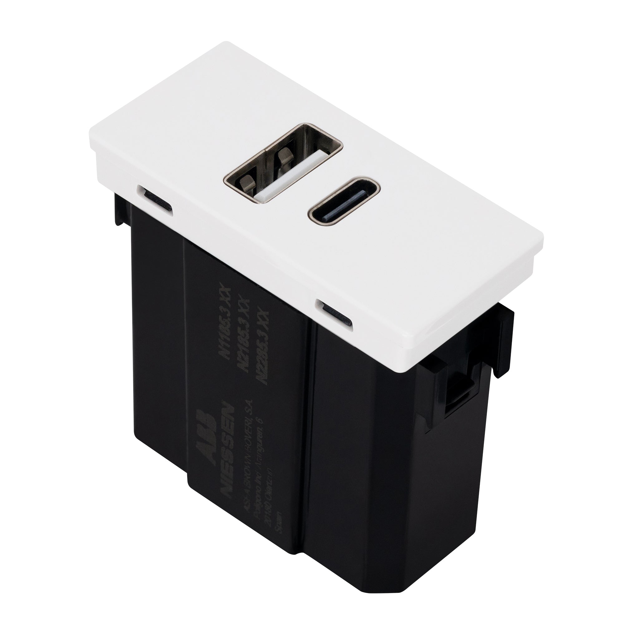 Estevez Cargador USB A+C  1 Módulo Niessen Unno, Modelo N1185.3