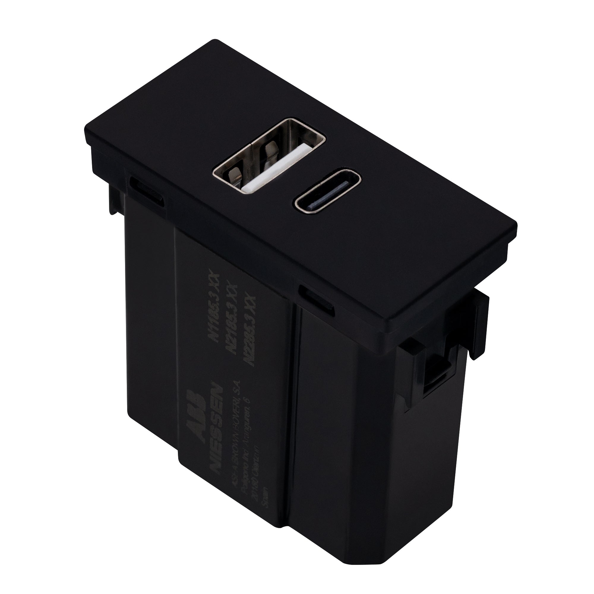 Estevez Cargador USB A+C  1 Módulo Niessen Unno, Modelo N1185.3