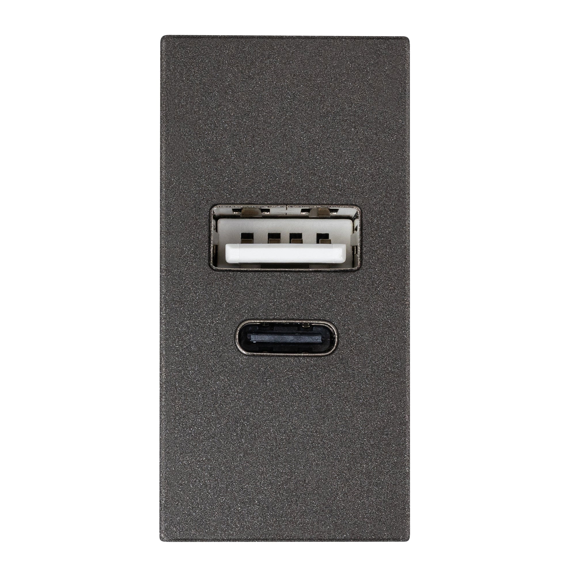 Estevez Toma Cargador USB A+C 1 Módulo Zenit Niessen, Modelo N2185.3