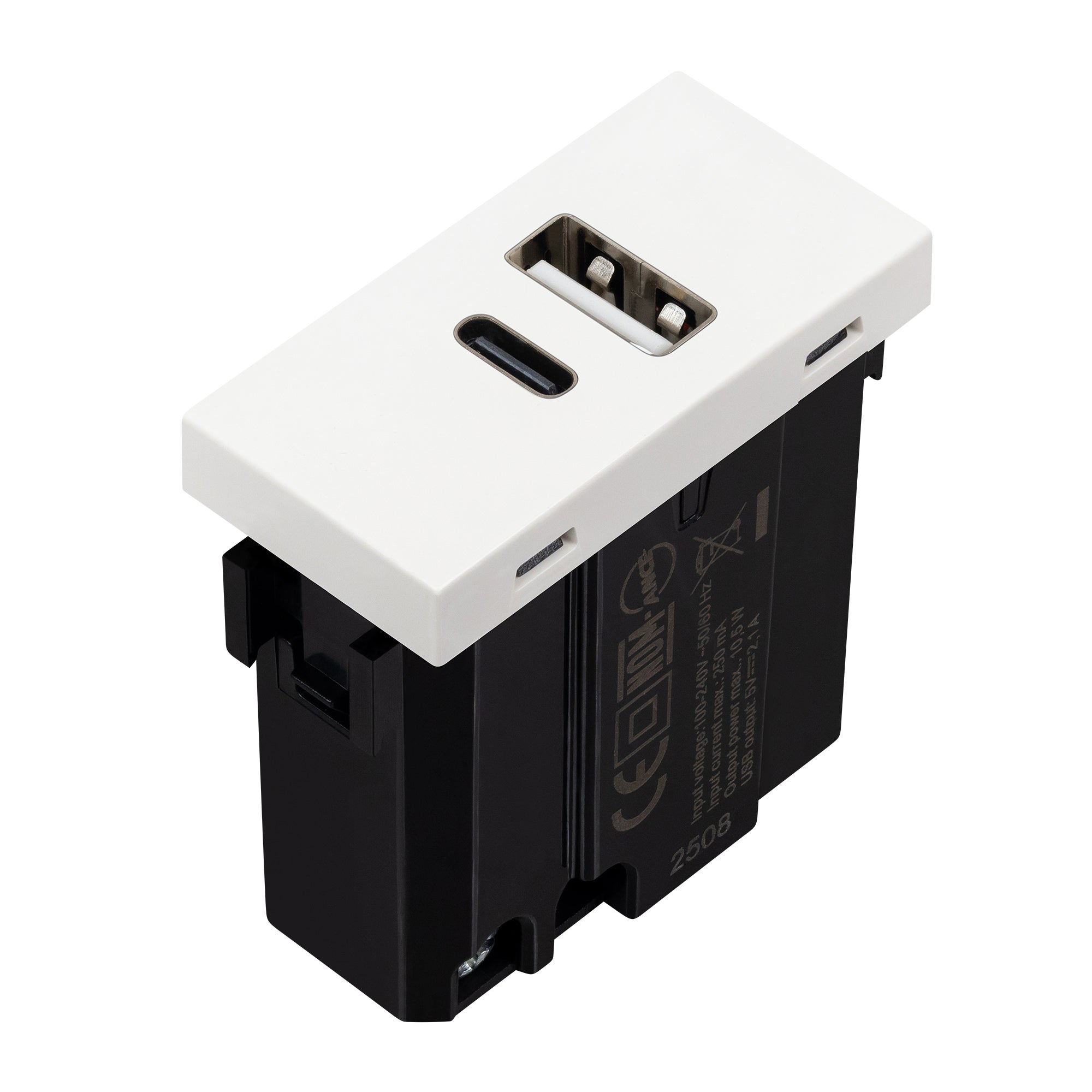 Estevez Toma Cargador USB A+C 1 Módulo Zenit Niessen, Modelo N2185.3