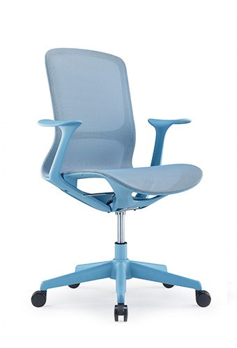 Offiho Silla de Escritorio Ergonómica Reclinable con Altura Ajustable, Modelo Rainbow OHE-101