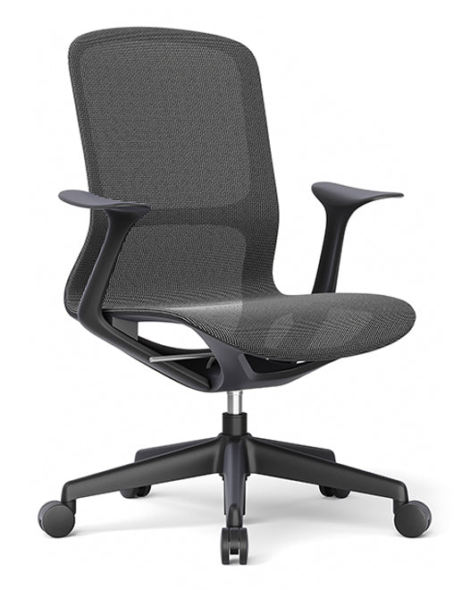 Offiho Silla de Escritorio Ergonómica Reclinable con Altura Ajustable, Modelo Rainbow OHE-101