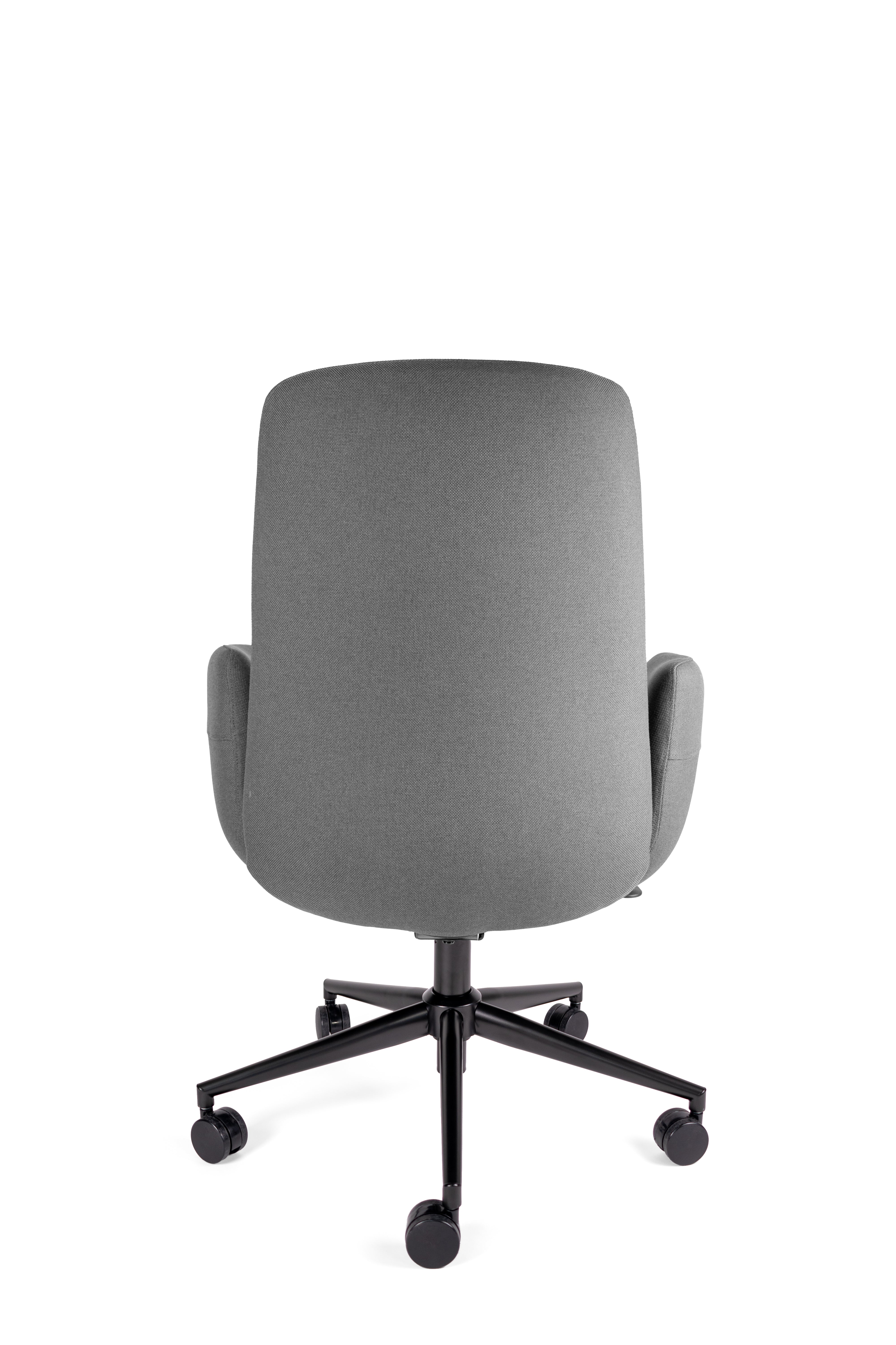 Offiho Black Silla de Oficina /Sillón Ejecutivo Ergonómico con Altura Ajustable, Modelo OHE135Plus-YODO