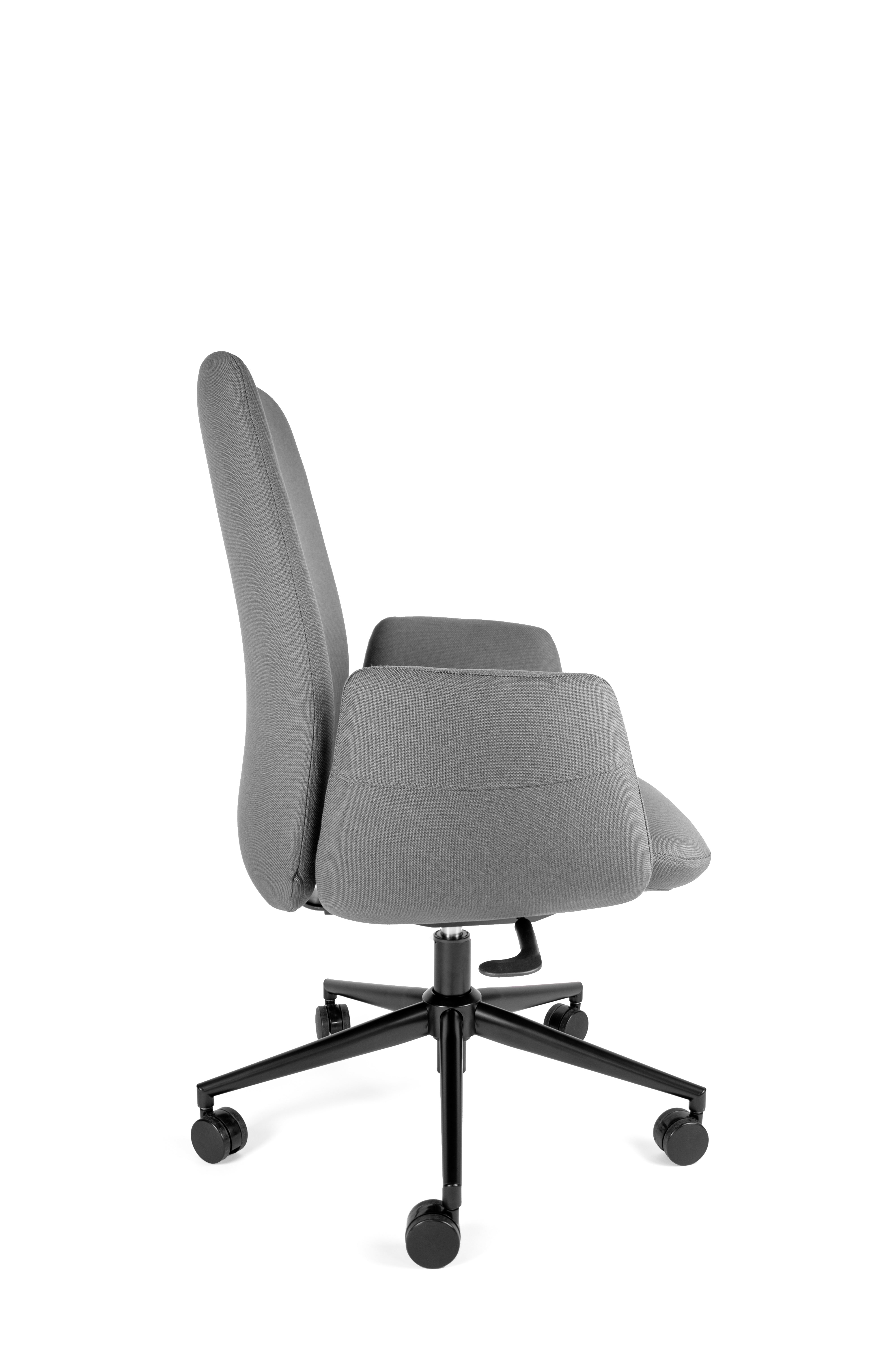 Offiho Black Silla de Oficina /Sillón Ejecutivo Ergonómico con Altura Ajustable, Modelo OHE135Plus-YODO