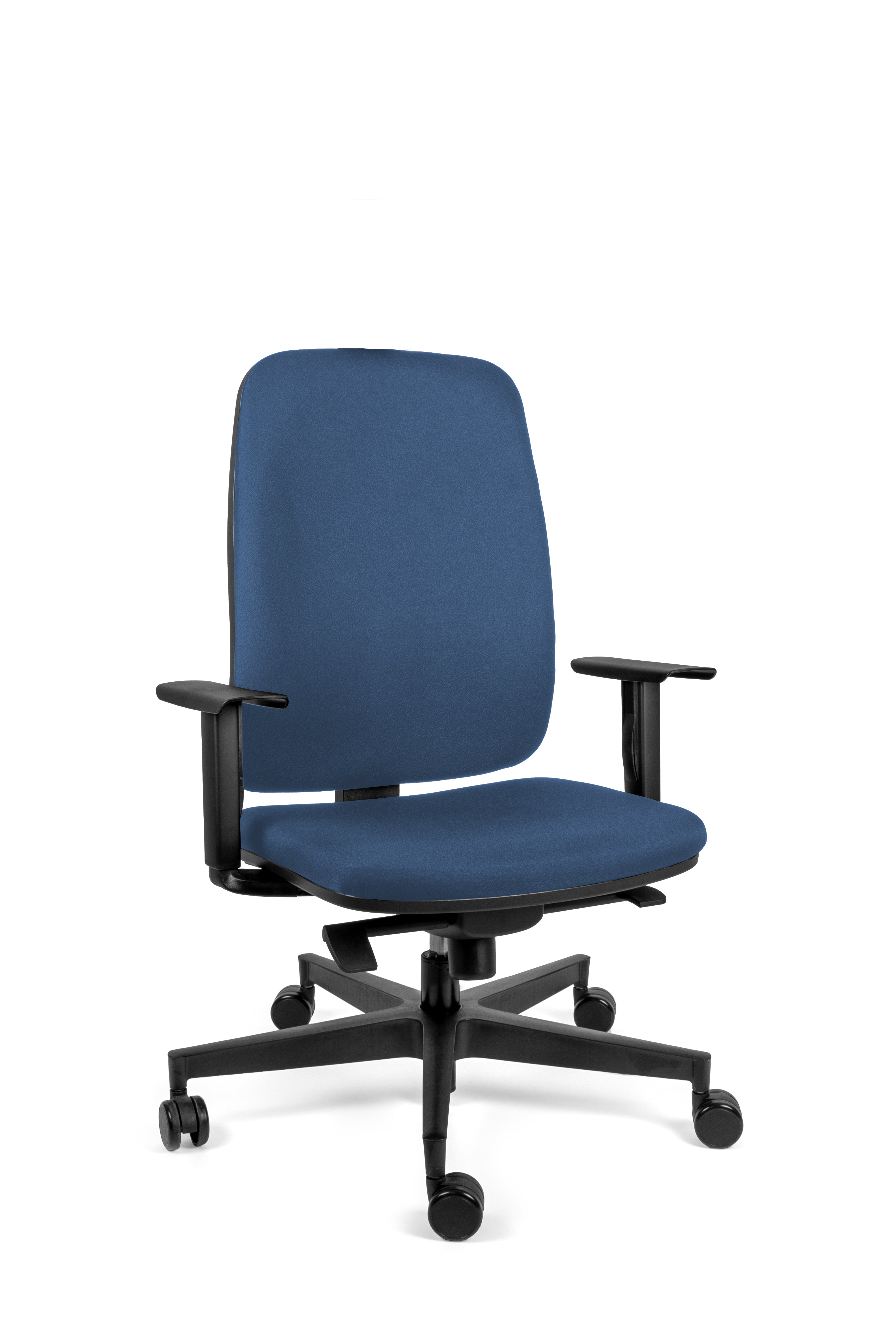 Offiho Black Silla de Oficina /Sillón Operativo Ergonómico con Altura Ajustable, Modelo OHE25-BLAZE