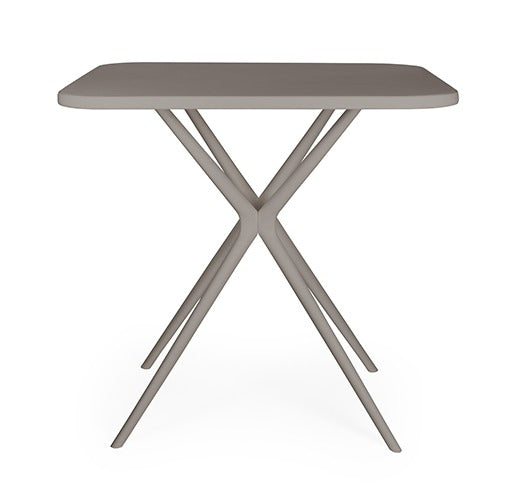 Offiho Set de  Mesa de Comedor con 4 Sillas de Polipropileno con Protección UV para Exterior, Modelo Tonnati OHM-16 + Kipali OHV-18