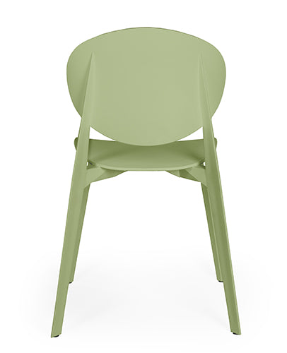 Offiho Set de 4 Sillas Para Restaurante Resistentes Para Exterior e Interior con Protección UV, Modelo TEKSI OHV-19