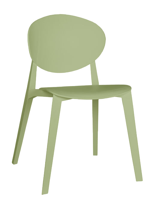 Offiho Set de 4 Sillas Para Restaurante Resistentes Para Exterior e Interior con Protección UV, Modelo TEKSI OHV-19