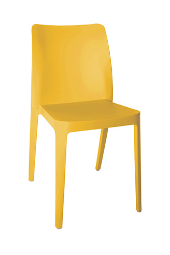 Offiho Set de 2 Sillas de Comedor Durables Para Exterior e Interior con Protección UV, Modelo Solei OHV59