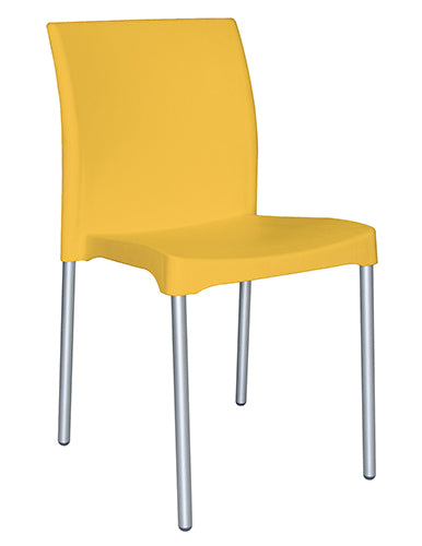 Offiho Set de 4 Sillas de Comedor Durables Para Exterior e Interior con Protección UV, Modelo Ocean OHV61