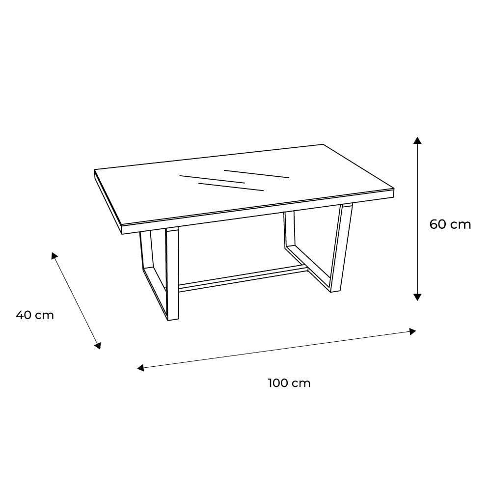 Naterial Set de Sala Muebles de Jardín: Sofá + 2 Sillones + Mesa de Centro Tipo Ratán con Cojines para Exterior, Modelo Medena