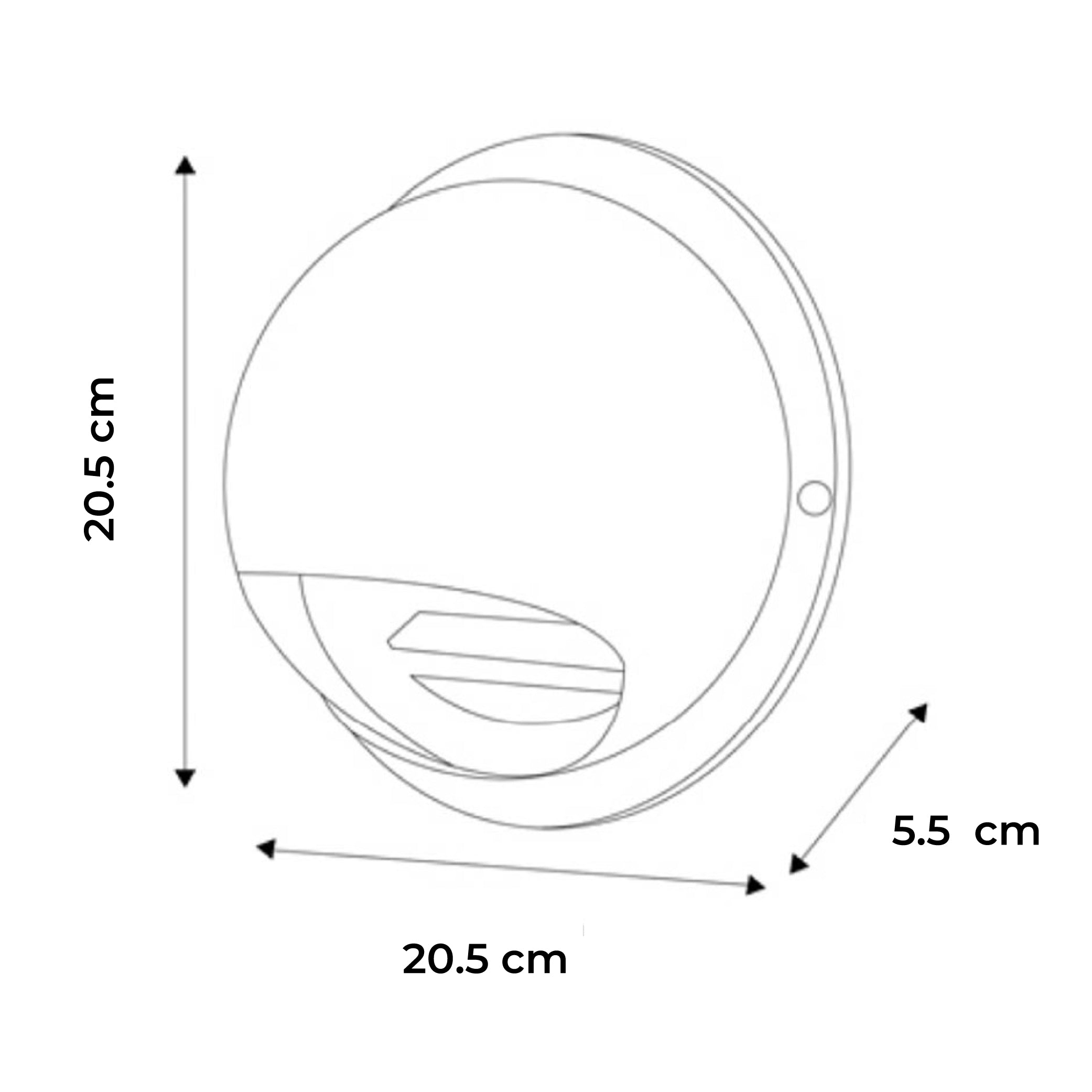 Estevez Rejilla Metálica para Extractor de 4" y 6" para Techo, Modelo 002-4
