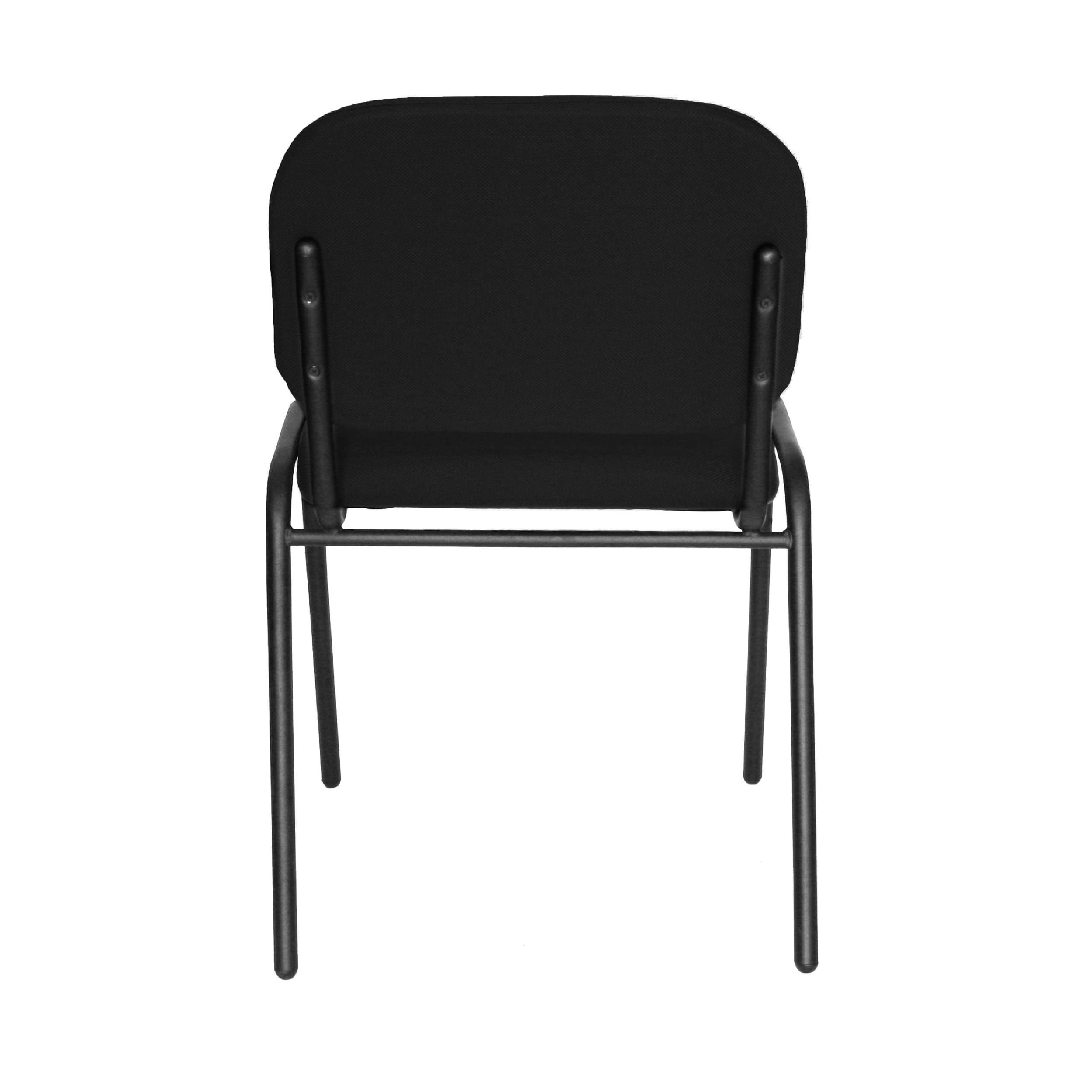 Offiho Set de 4 Sillas de Oficina para Visita Tapiz Personalizable con Estructura de Acero, Modelo ECOVISITA