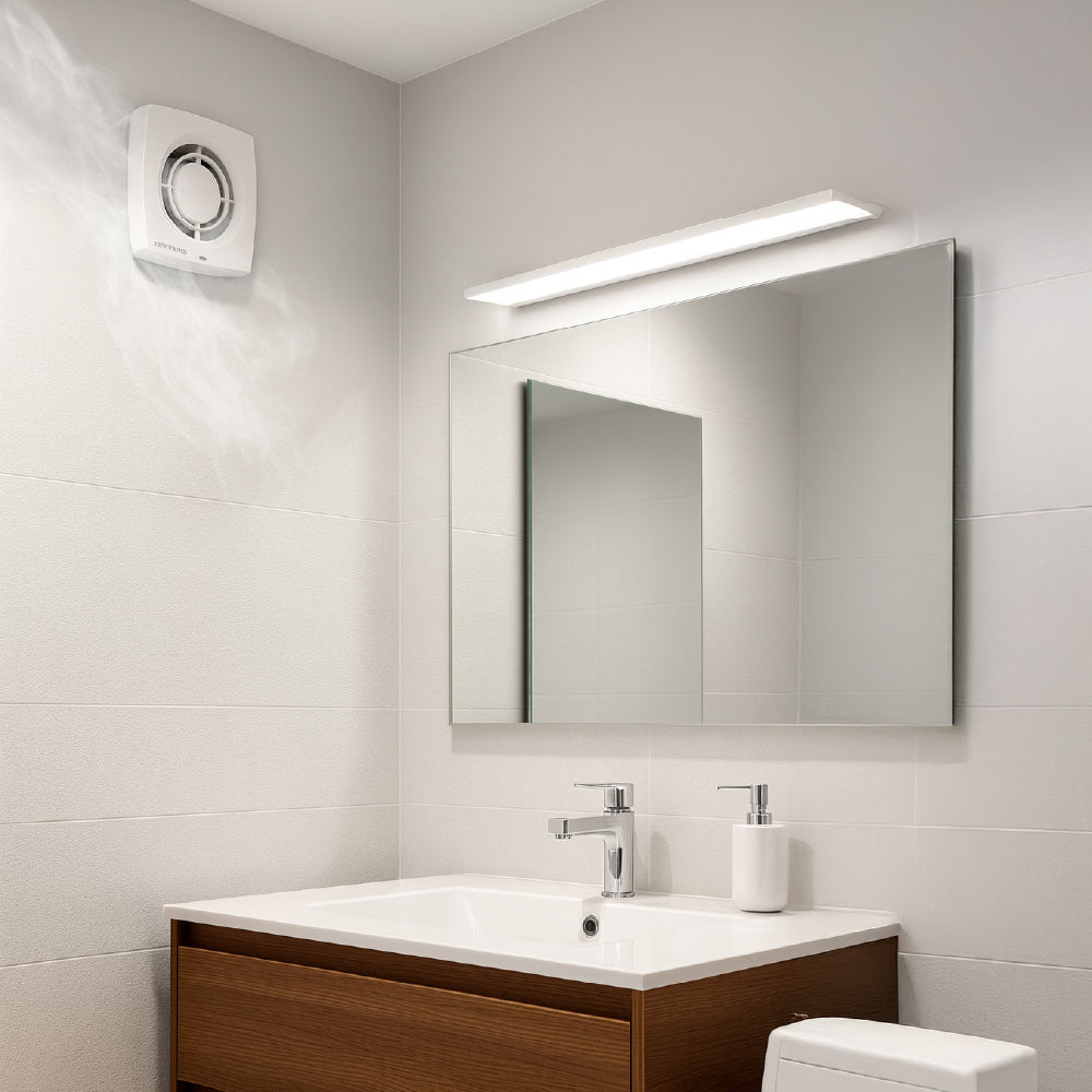 Estevez Extractor de Aire Tipo Francés 6" Baño / Cocina, Pared, Modelo 2706