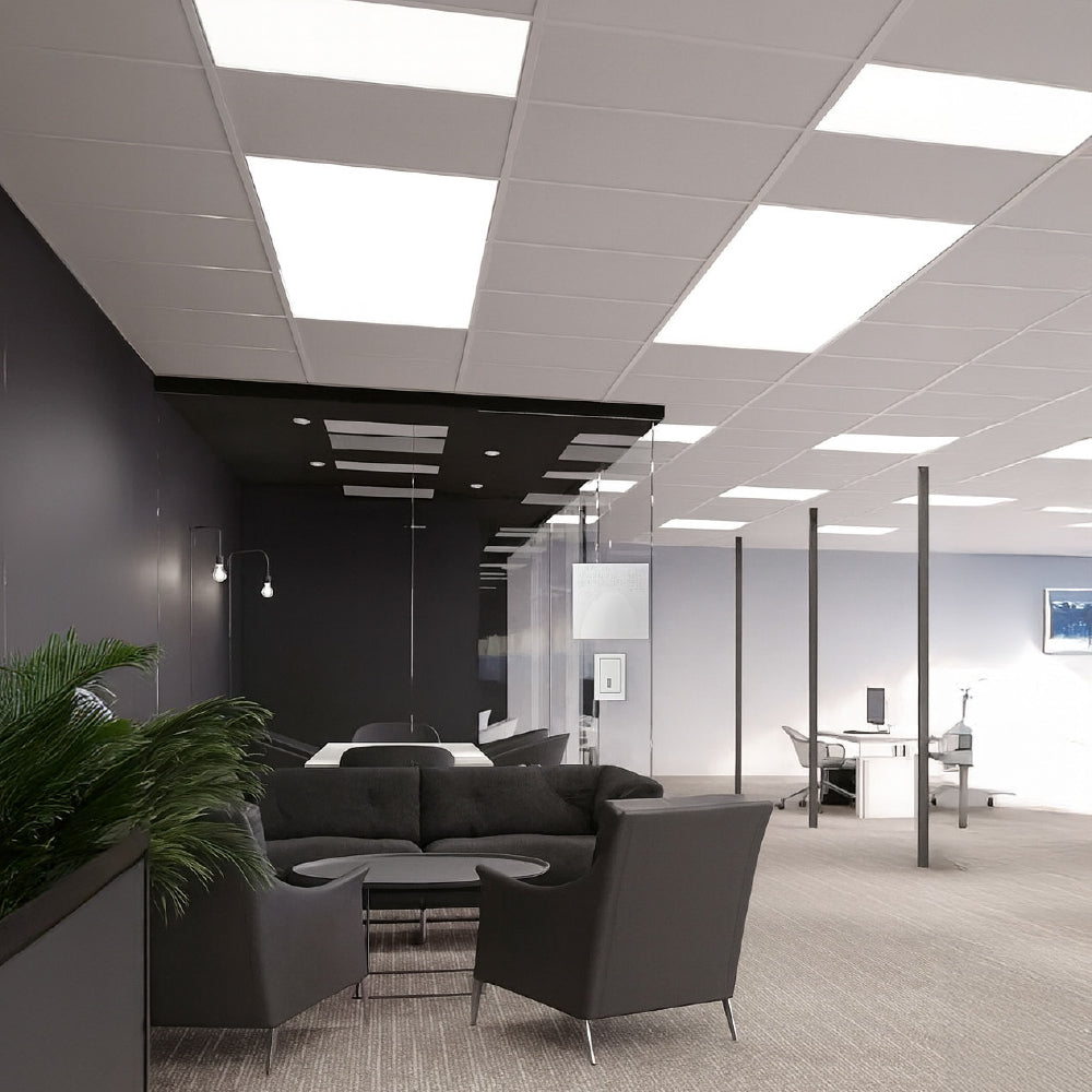 Estevez Pack de 2 Lámparas LED de 36W Luz Neutra 4000K, Panel LED para Empotrar Techo, Modelo 19464-0