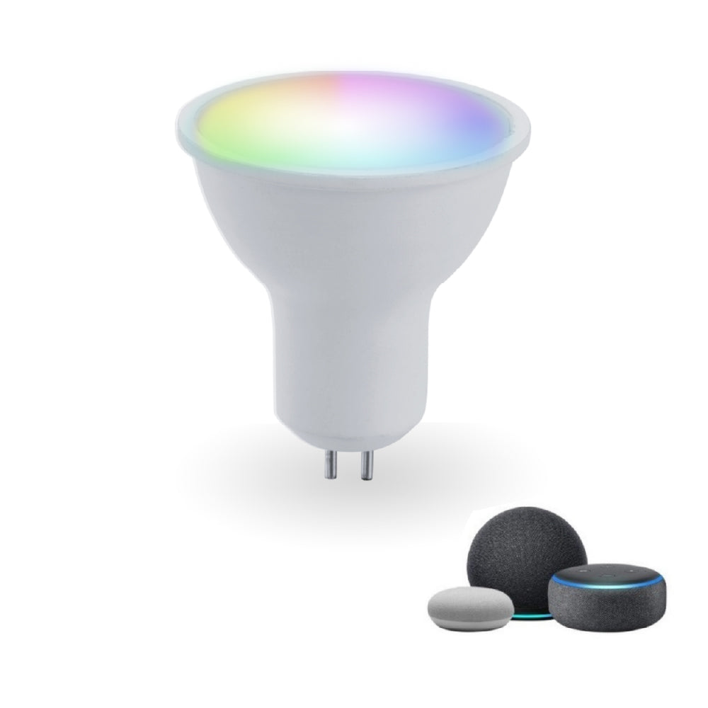 Estevez Foco LED 5W Smart RGB Alexa / Google Home, Base GU5.3 MR16, Modelo ES-E81164-05-RGB