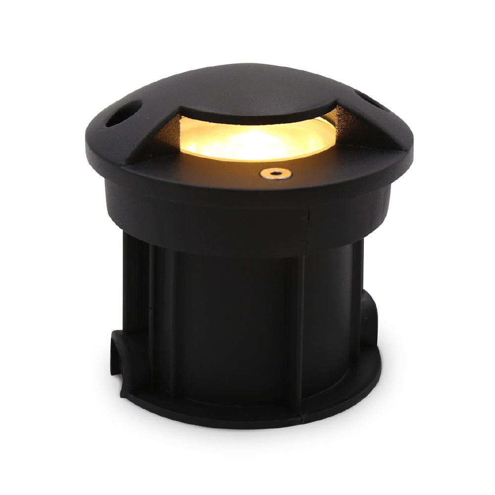 Estevez Lámpara 2.2W Empotrable Piso, Apto para Exteriores Soporta Pisada, Modelo 19247