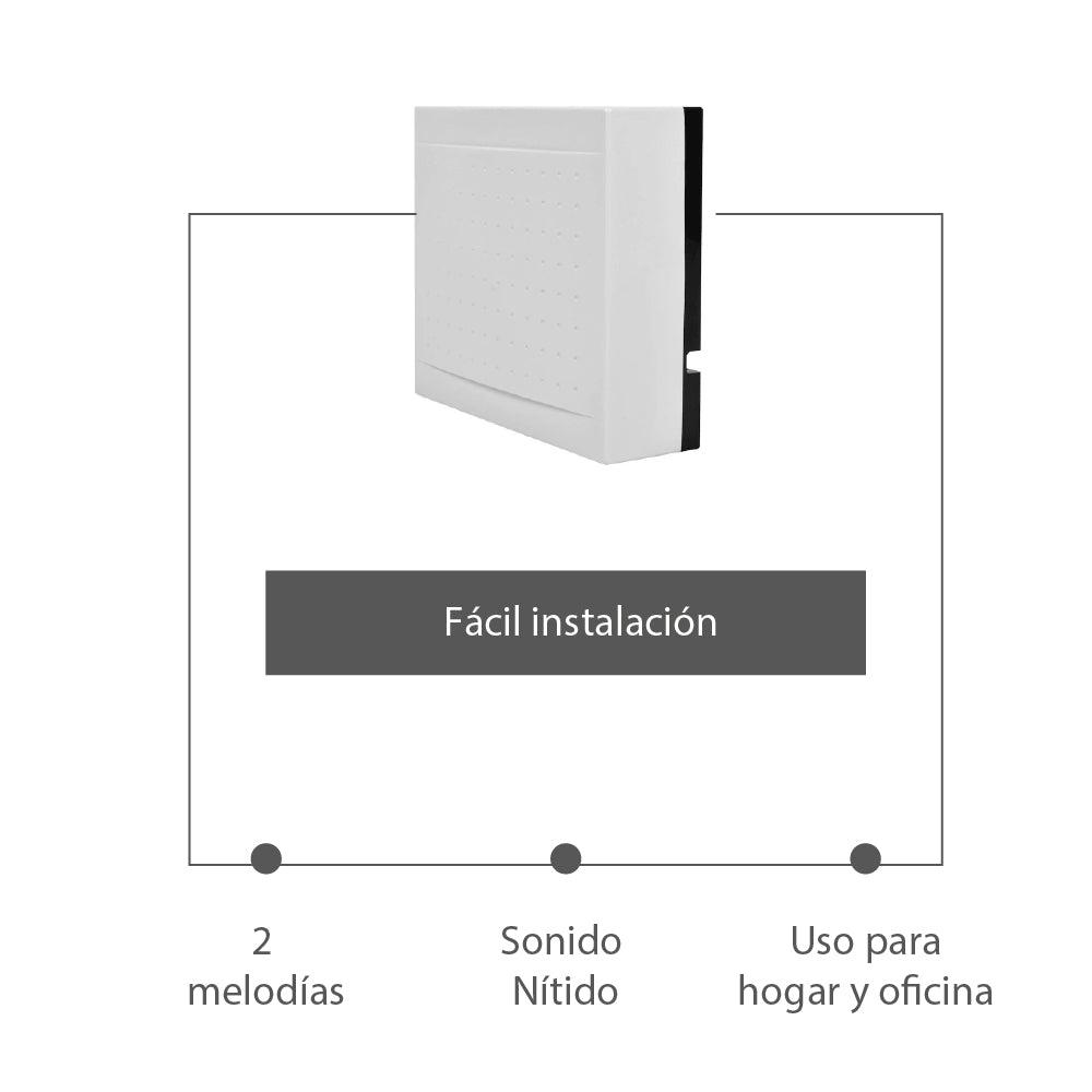 Estevez Timbre Electromecánico Directo Musical , Modelo Sonata II D3238-B