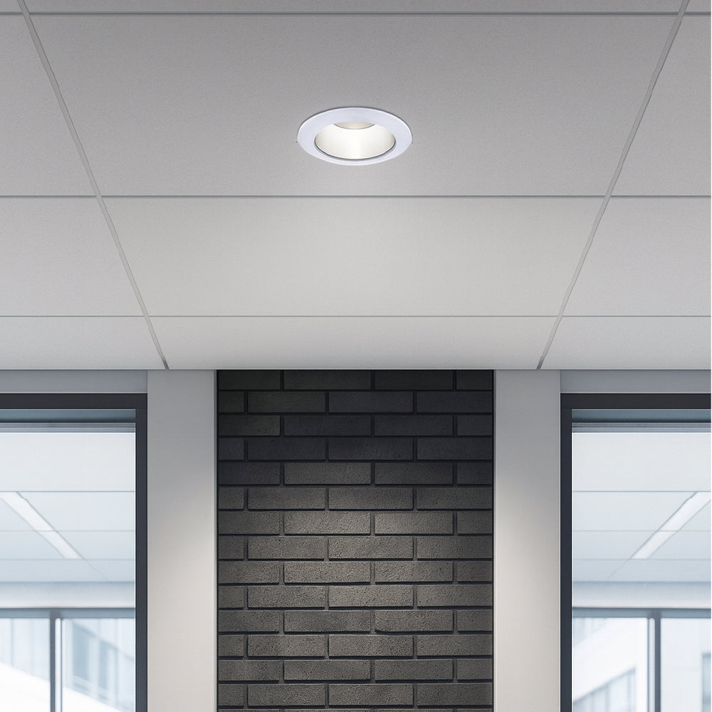 Estevez Lámpara Led Orientable de 8" E26, para Empotrar Techo, Modelo 19446-0