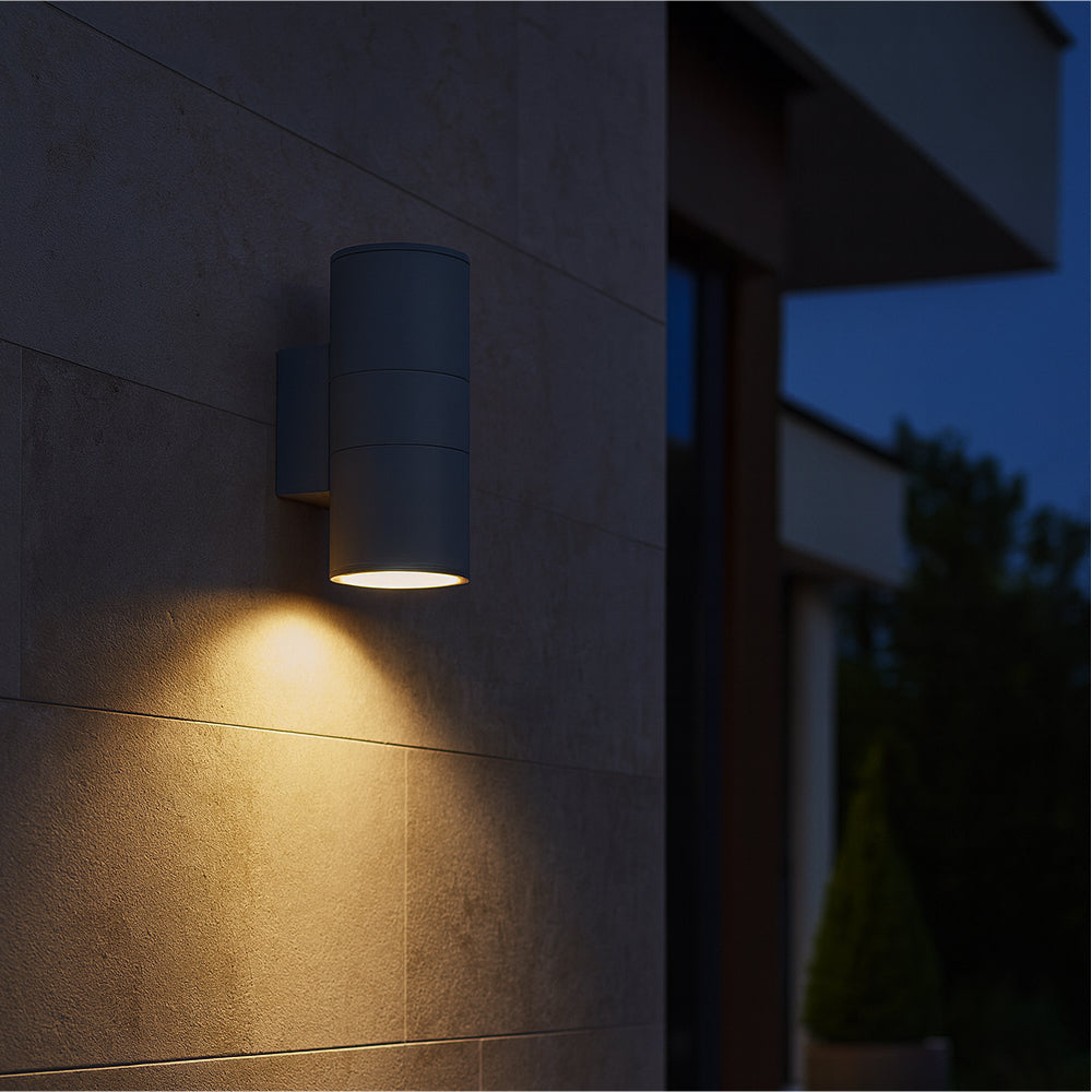 Estevez Lámpara LED 11.3W Pared Doble Luz Cálida Arbotante Orion, Modelo ETX-0379-NEG